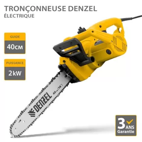 Clearance Denzel – Tronçonneuse Electrique – 1,8 Kw Tronçonneuse Électrique À Fil