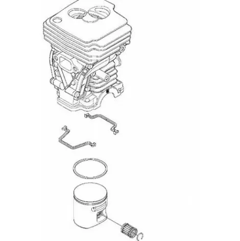 Discount Husqvarna Group Cylindre Piston Tronçonneuse Husqvarna Accessoire Pour Tronçonneuse