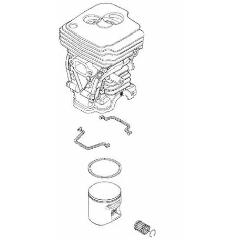 New Husqvarna Group Cylindre Piston Tronçonneuse Husqvarna Accessoire Pour Tronçonneuse